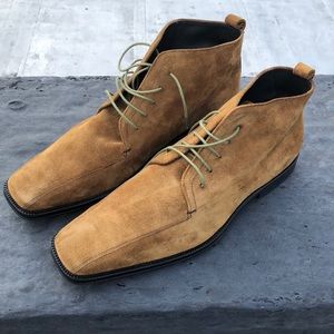 Brown shade BOSS shoe boots